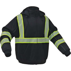 GSS Safety - Size L Black High Visibility Sweatshirt - A1 Tooling