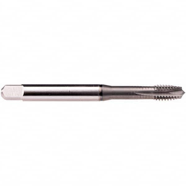 Spiral Point Tap: M4 x 0.5, Metric Fine & MF, 3 Flutes, Plug, 6HX, PM Cobalt, GLT-1 Finish 63 mm OAL, Right Hand, D3