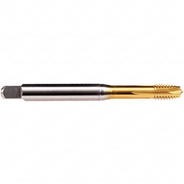 Emuge - M8x1.25 Metric 6HX 4 Flute TiN Finish HSS-E Spiral Point Tap - A1 Tooling