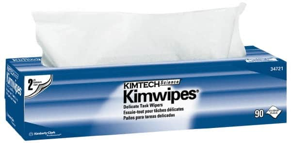 Kimtech - Dry Clean Room/Lab/Critical Task Wipes - Pop-Up, 16-5/8" x 14-3/4" Sheet Size, White - A1 Tooling