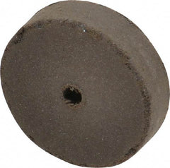 Cratex - 1" Diam x 1/8" Hole x 1/4" Thick, Surface Grinding Wheel - Medium Grade, Rubber Bond - A1 Tooling