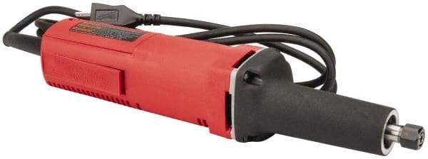 Milwaukee Tool - 1/4 Inch Collet, 21,000 RPM, Straight, Electric Die Grinder - 120 Volt, 4.5 Amp, 8 Ft. Long Cord - A1 Tooling