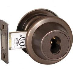 Deadbolts; Type: Double Cylinder; Door Thickness Range: 1-3/4-2; Lock Type: Double Cylinder; Finish/Coating: Antique Bronze; Oil Rubbed Bronze; Hand Orientation: Non-Handed; Lock Override: Key; Cylinder: 6 or 7 Pin; Additional Information: Core Not Includ