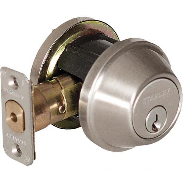 Stanley - Deadbolts Type: Single Cylinder Door Thickness Range: 1-3/8 - 1-3/4 - A1 Tooling