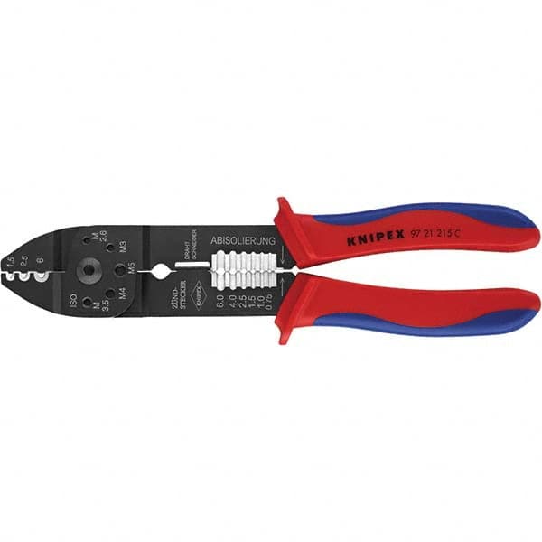 Knipex - Crimpers Type: Crimping Pliers Capacity: M2.6; M3; M3.5; M4; M5 - A1 Tooling