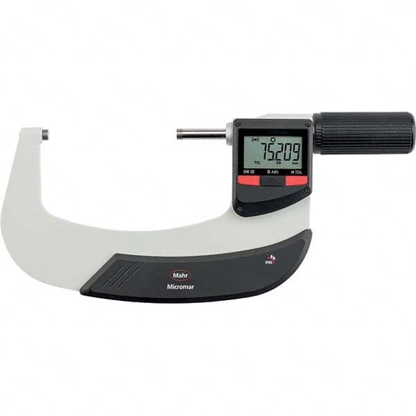 Mahr - Electronic Outside Micrometers Type: Standard Minimum Measurement (Decimal Inch): 3.0000 - A1 Tooling