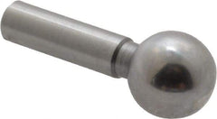 Jergens - 1/4" Ball Diam, 1/8" Shank Diam, Steel Standard Tooling Ball - 9/16" Ball Center to Shank Bottom - A1 Tooling