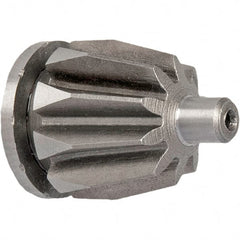 Lathe Chuck Accessories; Accessory Type: Pinion; Product Compatibility: 7-886-105; Material: Steel; Chuck Diameter Compatibility (Decimal Inch): 5.0000; Outside Diameter: 25.00; Product Length (Decimal Inch): 1.4370; Number Of Pieces: 1; Overall Length: 1