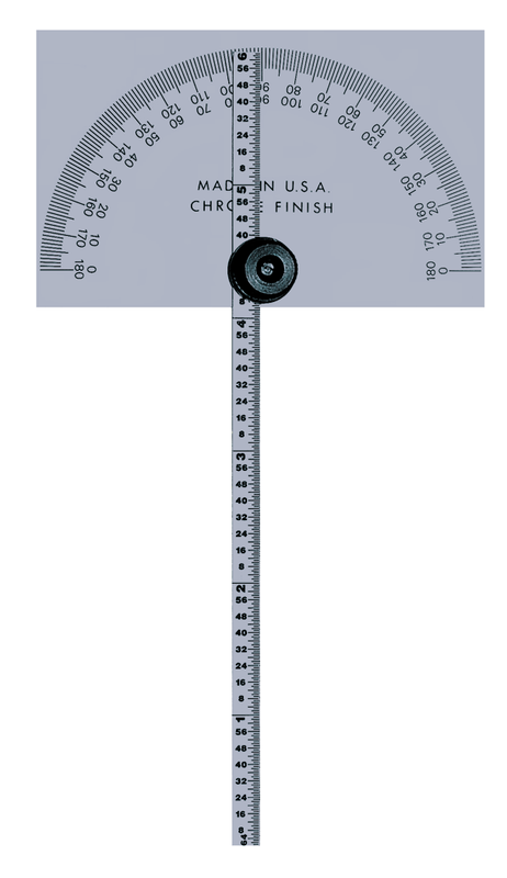 0-180 RECT PROTRACTOR - A1 Tooling