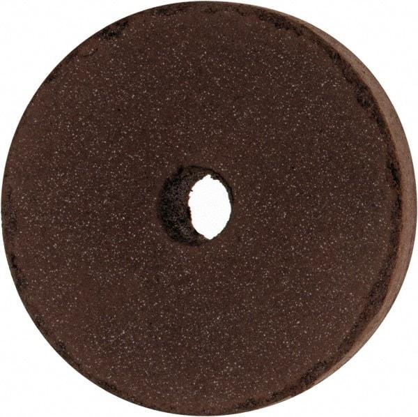 Cratex - 1-1/2" Diam x 1/4" Hole x 1/4" Thick, Surface Grinding Wheel - Silicon Carbide, Fine Grade, 15,000 Max RPM, Rubber Bond, No Recess - A1 Tooling