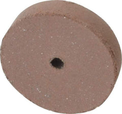 Cratex - 5/8" Diam x 1/16" Hole x 1/8" Thick, Surface Grinding Wheel - Silicon Carbide, Fine Grade, 25,000 Max RPM, Rubber Bond, No Recess - A1 Tooling