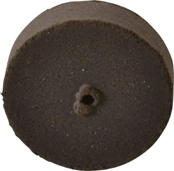 Cratex - 7/8" Diam x 1/16" Hole x 1/4" Thick, Surface Grinding Wheel - Silicon Carbide, Medium Grade, 25,000 Max RPM, Rubber Bond, No Recess - A1 Tooling