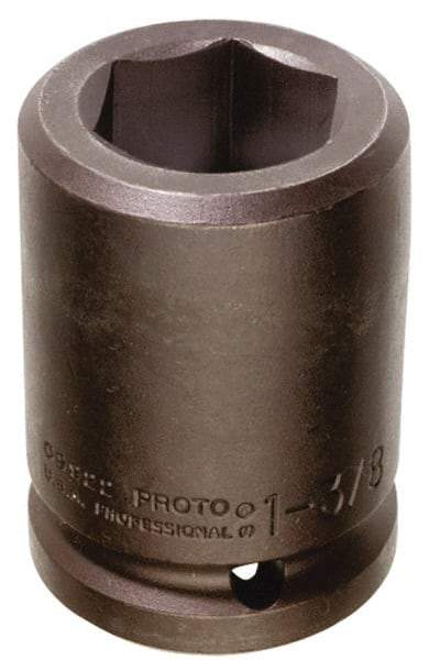 Proto - #5 Spline Drive, 1-1/8" Socket, Impact Socket - 6 Points, 3-1/4" OAL - A1 Tooling