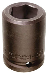 Proto - #5 Spline Drive, 1" Socket, Impact Socket - 6 Points, 3-1/8" OAL - A1 Tooling