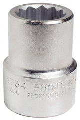 Proto - 1-1/16", 1" Drive, Standard Hand Socket - 12 Points, 2-7/16" OAL - A1 Tooling