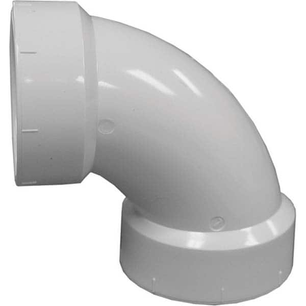 Plastic Pipe Fittings; Fitting Type: Elbow; Fitting Size: 2 x 1-1/2 in; Material: PVC; End Connection: Hub x Hub; Color: White