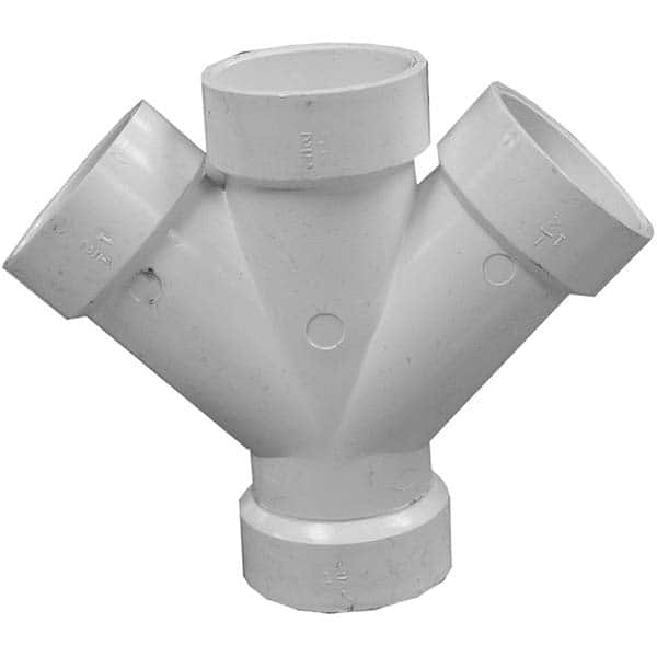 Jones Stephens - Drain, Waste & Vent Pipe Fittings Type: Double Wye Fitting Size: 4 x 3 (Inch) - A1 Tooling