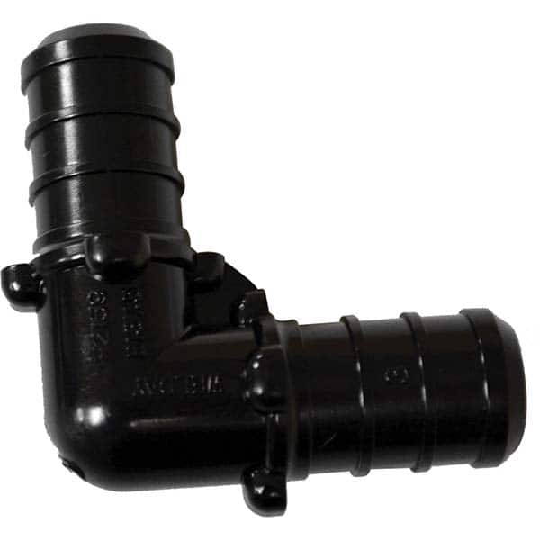 Plastic Pipe Fittings; Fitting Type: Elbow; Fitting Size: 1/2 in; End Connection: Pex; Color: Black; Schedule: 40; Lead Free: Yes