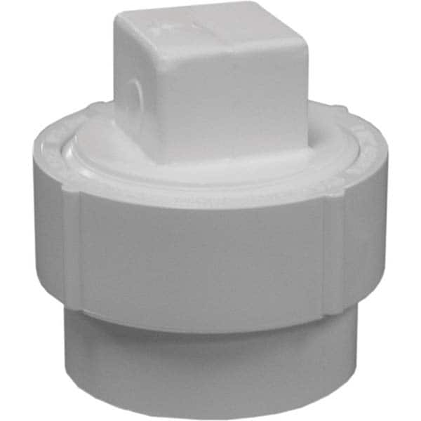 Jones Stephens - Drain, Waste & Vent Pipe Fittings Type: Cleanout Adapter w/Plug Fitting Size: 4 (Inch) - A1 Tooling