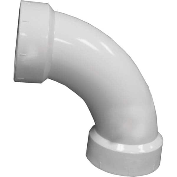 Plastic Pipe Fittings; Fitting Type: Elbow; Fitting Size: 2 in; Material: PVC; End Connection: Hub x Hub; Color: White