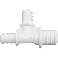 Plastic Pipe Fittings; Fitting Type: Reducer; Fitting Size: 3/4 x 1/2 x 1/2 in; End Connection: Pex; Color: White; Schedule: 40; Lead Free: Yes