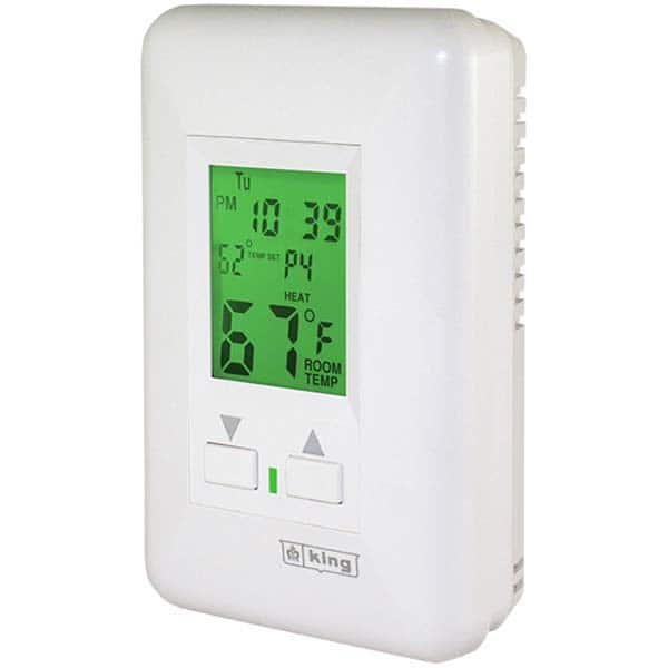 King Electric - Thermostats Type: Hydronic Thermostat Style: Line Voltage Wall Thermostat - A1 Tooling