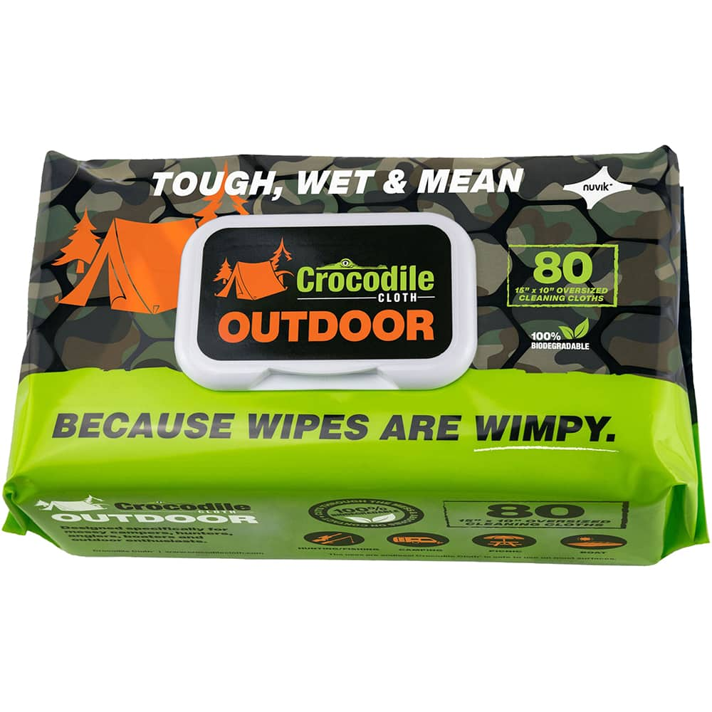 Crocodile Cloth - Wipes Type: General Purpose Style: Pre-Moistened; Flat Fold - A1 Tooling