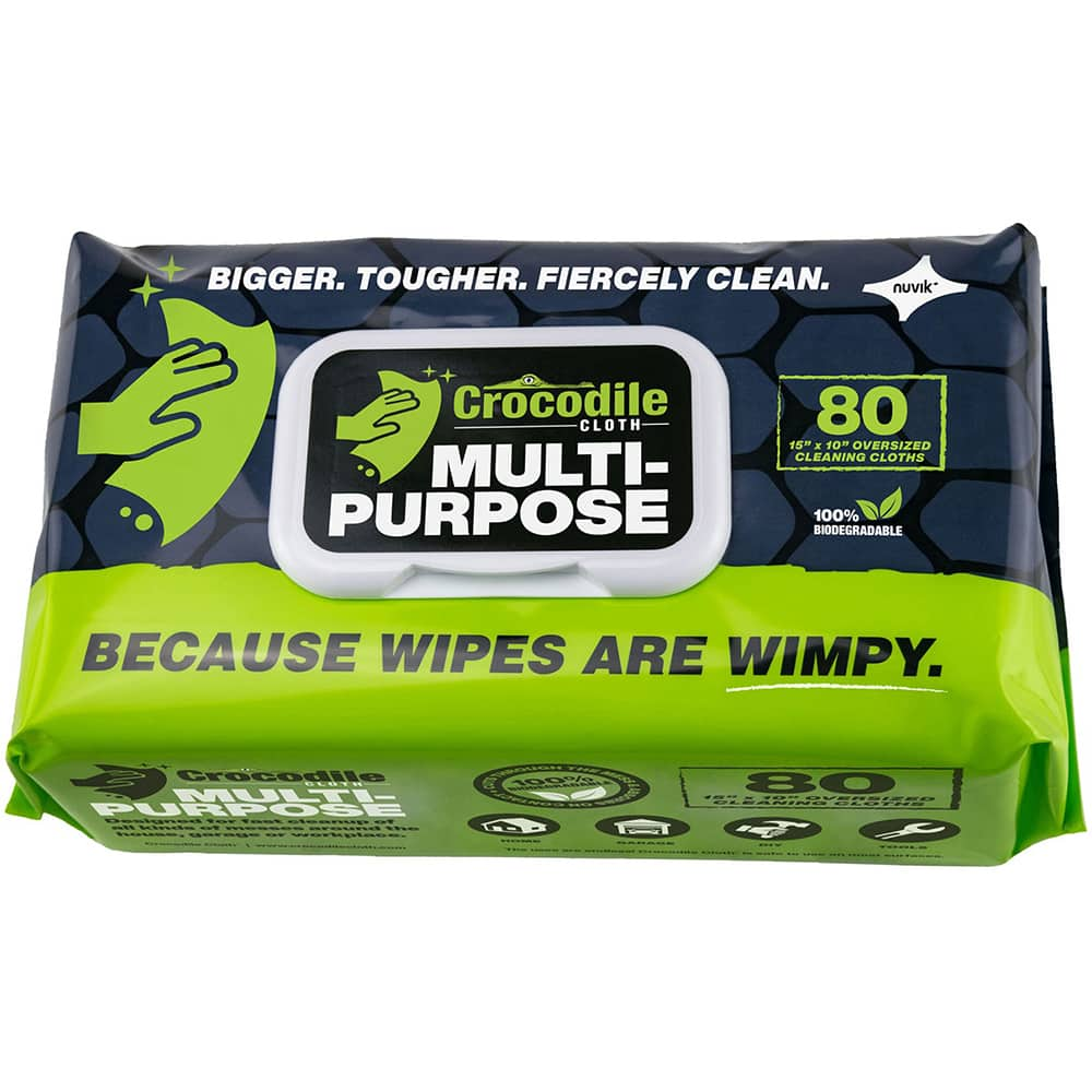 Crocodile Cloth - Wipes Type: General Purpose Style: Pre-Moistened; Flat Fold - A1 Tooling