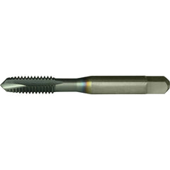 Spiral Point Tap: 1/2-20, UNF, 3 Flutes, Plug, 2B, High Speed Steel, TiCN Finish 1.6562″ Thread Length, 3-3/8″ OAL, Right Hand, H3, Series SPGP