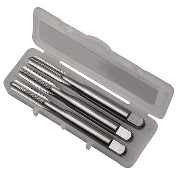 Greenfield Threading - Tap Sets Thread Size: 1/4-28 Number of Flutes: 4 - A1 Tooling