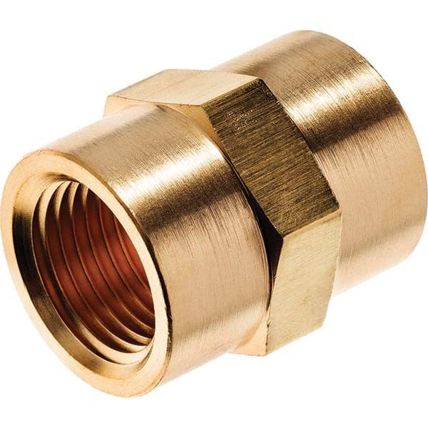 USA Sealing - 3/4" Brass Pipe Hex Coupling - A1 Tooling