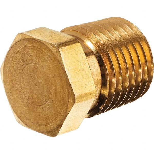 USA Sealing - 3/4" Brass Pipe Hex Head Plug - A1 Tooling