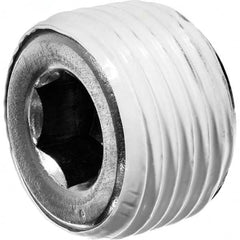 USA Sealing - 3/8" Galvanized Steel Pipe Hex Socket Plug - A1 Tooling