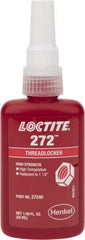 Loctite - 50 mL Bottle, Red, High Strength Liquid Threadlocker - Series 272, 24 hr Full Cure Time, Hand Tool, Heat Removal - A1 Tooling