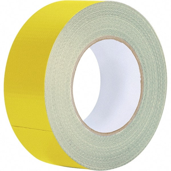 Value Collection - 60 Yd x 2" x 8.7 mil Yellow Polyethylene Cloth Duct Tape - A1 Tooling