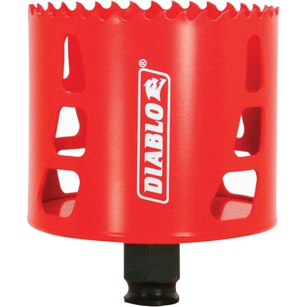 Freud - 3" Diam, 2-3/8" Cutting Depth, Hole Saw - Bi-Metal Saw, Toothed Edge - A1 Tooling