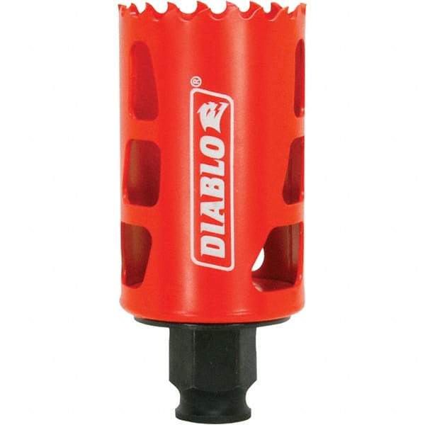 Freud - 1-5/8" Diam, 2-3/8" Cutting Depth, Hole Saw - Bi-Metal Saw, Toothed Edge - A1 Tooling