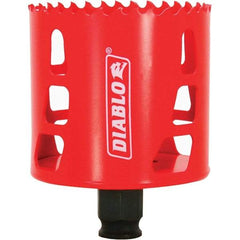 Freud - 2-3/4" Diam, 2-3/8" Cutting Depth, Hole Saw - Bi-Metal Saw, Toothed Edge - A1 Tooling