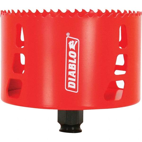 Freud - 4-1/8" Diam, 2-3/8" Cutting Depth, Hole Saw - Bi-Metal Saw, Toothed Edge - A1 Tooling