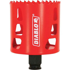 Freud - 2-5/8" Diam, 2-3/8" Cutting Depth, Hole Saw - Bi-Metal Saw, Toothed Edge - A1 Tooling