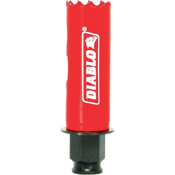 Freud - 1" Diam, 2-3/8" Cutting Depth, Hole Saw - Bi-Metal Saw, Toothed Edge - A1 Tooling