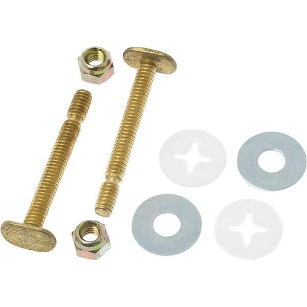 Black Swan - Toilet Repair Kits & Parts Type: Closet Bolts Material: Brass - A1 Tooling