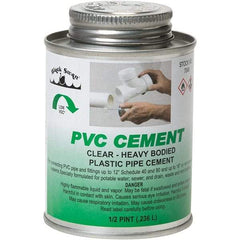 Black Swan - 1/2 Pt Heavy Duty Cement - Clear, Use with PVC - A1 Tooling