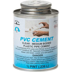 Black Swan - 1/2 Pt Medium Bodied Cement - Clear, Use with PVC - A1 Tooling