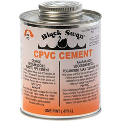 Black Swan - 1 Pt Medium Bodied Cement - Orange, Use with CPVC - A1 Tooling