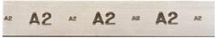 Starrett - 36 Inch Long x 3 Inch Wide x 1/16 Inch Thick, Tool Steel Air Hardening Flat Stock - + 0.25 Inch Long Tolerance, + 0.000-0.005 Inch Wide Tolerance, +/- 0.001 Inch Thickness Tolerance, +/- 0.001 Inch Square Tolerance, AISI Type A2 Air Hardening - A1 Tooling