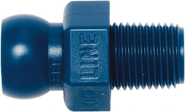 Loc-Line - 1/4" Hose ID, Male to Female Coolant Hose Connector - 1/8" BSPT, For Loc-Line Modular Hose Systems - A1 Tooling