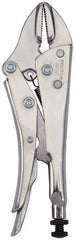 Proto - 7" OAL Straight Jaw Locking Pliers - 1/2" Jaw Width, 1-1/2" Jaw Depth, Steel Handle - A1 Tooling