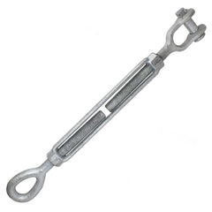 Turnbuckles; Turnbuckle Type: Jaw & Eye; Working Load Limit: 15200 lb; Thread Size: 1-1/2-18 in; Turn-up: 18 in; Closed Length: 38.25 in; Material: Steel; Finish: Galvanized