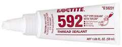 Loctite - 50 mL Tube, White, Medium Strength Paste Threadlocker - Series 592, 72 hr Full Cure Time, Hand Tool, Heat Removal - A1 Tooling